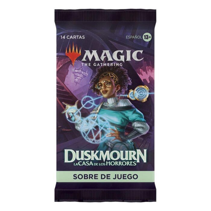 sobre de juego duskmourn la casa de los horrores magic the gathering castellano mtg dhh