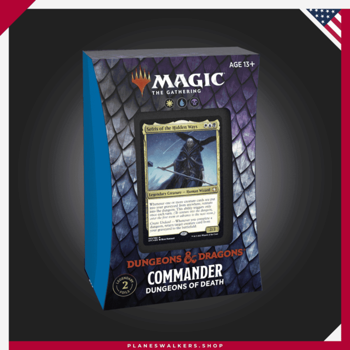 MTG Dungeons & Dragons Forgotten Realms Dungeons Of Death – Commander Deck – ENG1