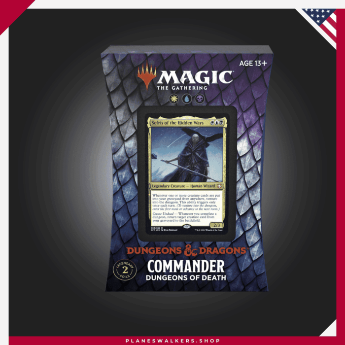 MTG Dungeons & Dragons Forgotten Realms Dungeons Of Death – Commander Deck – ENG3