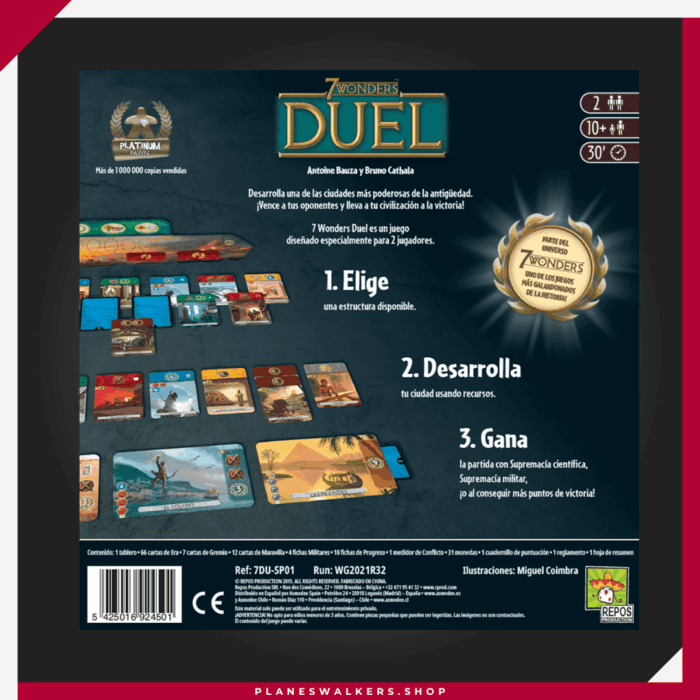 7 Wonders – Duel - Back