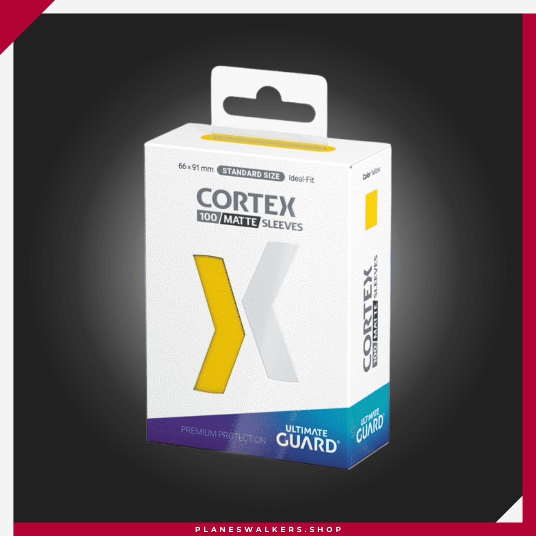 02FundaCortexAmarillo (2) Ultimate Guard Cortex Mate Sleeves Tamaño Estándar (100) - Imagen 1