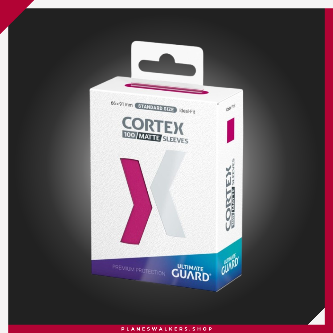 03FundaCortexRosa (2) Ultimate Guard Cortex Mate Sleeves Tamaño Estándar (100) - Imagen 1