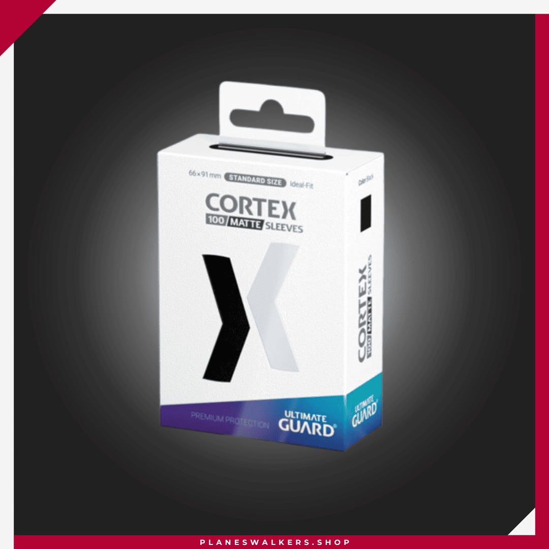 09FundasCortexNegra (4)|09FundasCortexNegra funda cortex negra|Ultimate Guard Cortex Sleeves Tamaño Estándar Negro Mate (100)