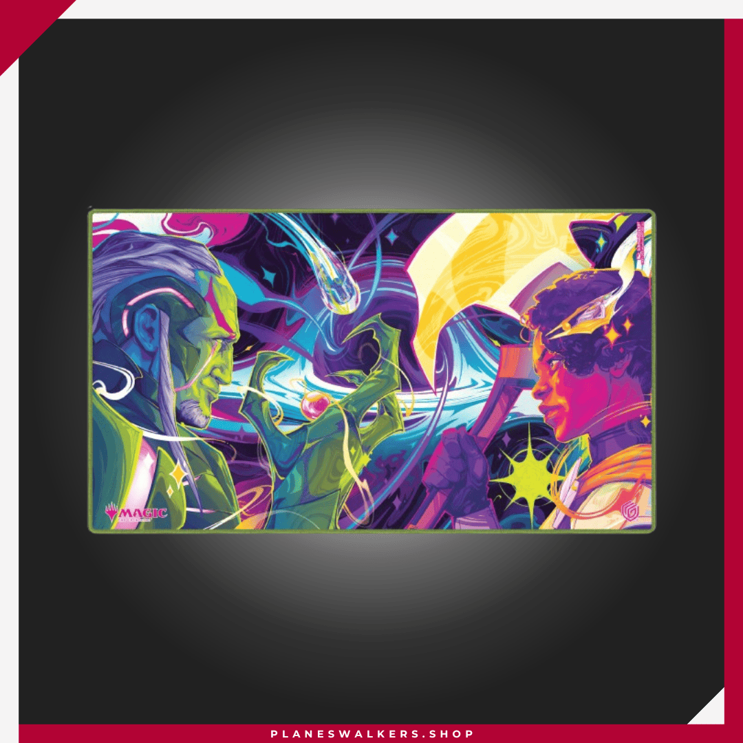 109-4.png Ultimate Guard Play-Mat Magic: The Gathering "Edge of Eternities" - Haliya and Tezzeret - Imagen 1