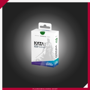 Protege tus cartas con las fundas Ultimate Guard Katana, fabricadas en Japón para jugadores de Magic: The Gathering y coleccionistas exigentes. Fundas MTG premium con frontal extra transparente, trasera opaca, gran durabilidad y un barajado fluido ideal para juego competitivo.