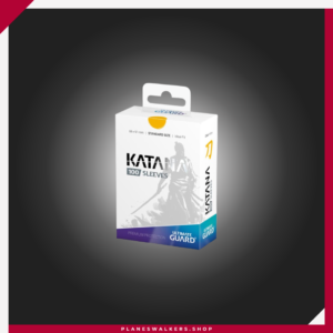 Protege tus cartas con las fundas Ultimate Guard Katana, fabricadas en Japón para jugadores de Magic: The Gathering y coleccionistas exigentes. Fundas MTG premium con frontal extra transparente, trasera opaca, gran durabilidad y un barajado fluido ideal para juego competitivo.