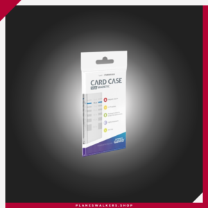 La Ultimate Guard Magnetic Card Case 55 pt es una caja protectora premium para cartas coleccionables de tamaño estándar como Magic: The Gathering, Pokémon, Lorcana y One Piece. Incluye cierre magnético, protección UV, alta transparencia y esquinas reforzadas para mantener tus cartas seguras.