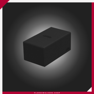 La Ultimate Guard Twin Flip'n'Tray 200+ es una deck box premium de gran capacidad diseñada para transportar dos mazos y accesorios en una sola caja. Con espacio para hasta 200 cartas con doble funda o 240 cartas con funda simple (utilizando fundas Ultimate Guard), incorpora compartimentos independientes, bandeja extraíble para dados y accesorios, acabado exterior Xenoskin, interior de microfibra premium y cierre magnético reforzado para una protección y organización superiores.