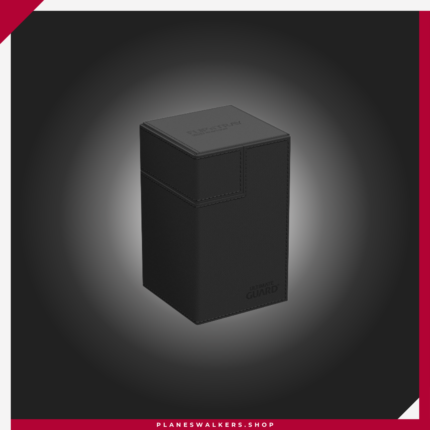 La Ultimate Guard Twin Flip'n'Tray 200+ es una deck box premium de gran capacidad diseñada para transportar dos mazos y accesorios en una sola caja. Con espacio para hasta 200 cartas con doble funda o 240 cartas con funda simple (utilizando fundas Ultimate Guard), incorpora compartimentos independientes, bandeja extraíble para dados y accesorios, acabado exterior Xenoskin, interior de microfibra premium y cierre magnético reforzado para una protección y organización superiores.