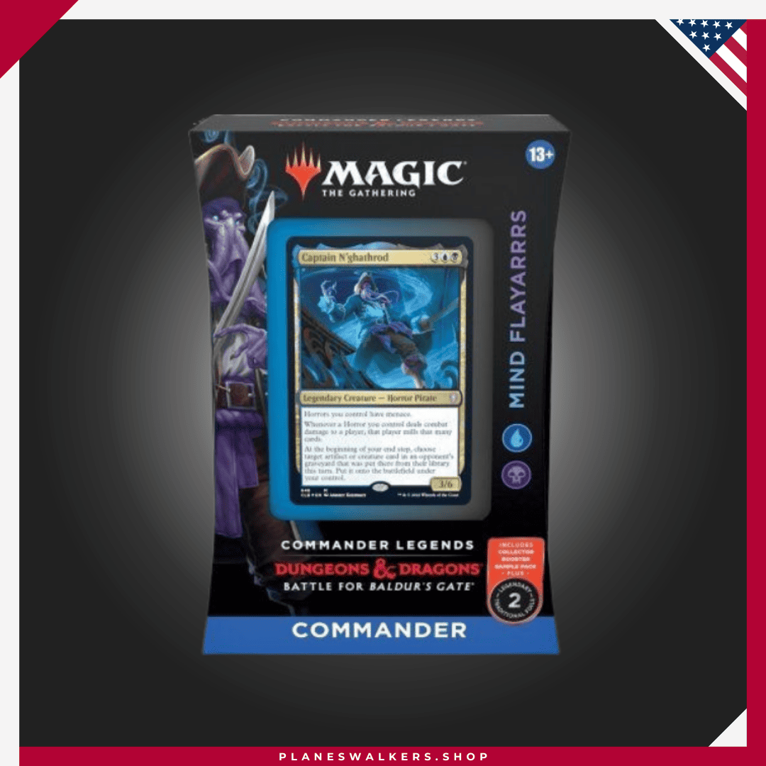 MTG D&D Baldur's Gate Mind Flayarrrs  Commander Deck  ENG   planeswalkers.shop