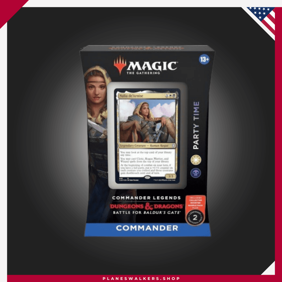 d&d mtg commander deck Amazon.com: Magic: The Gathering Adventures in The Forgotten Realms Commander  Deck – Planar Portal (Red-Black) : Toys & Games main image 1