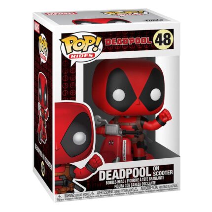 Deadpool POP! Rides Vinyl Figura Deadpool & Scooter 9 cm