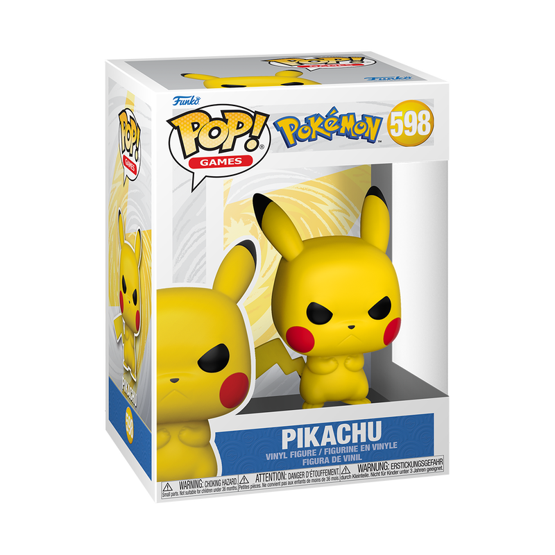 65043_Pokemon_GrumpyPikachu_EMEA_POP_GLAM-1-1-WEB.png Pokemon POP! Games Vinyl Figura Grumpy Pikachu (EMEA) 9 cm - Imagen 1