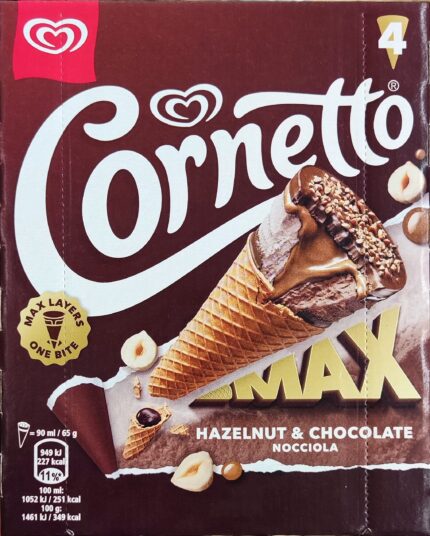 Cornetto Max Avellana&Chocolate Nocciola