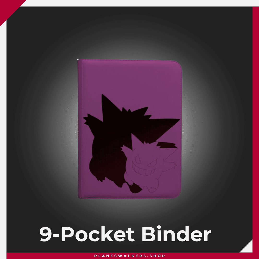 3-29 Elite Gengar 9-Pocket Zippered PRO Binder for Pokémon - Imagen 1