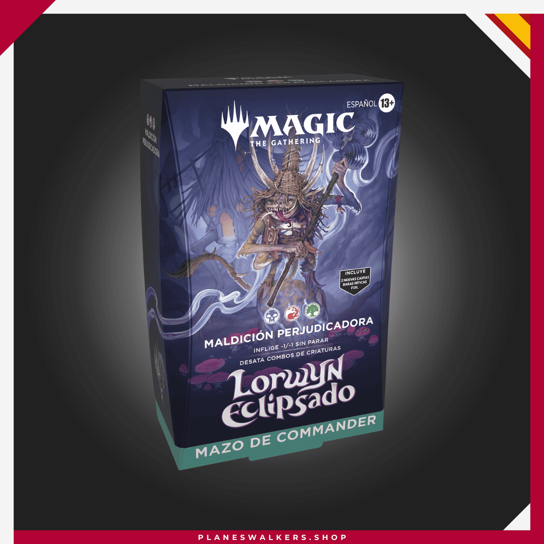 53 Mazo de Commander de Lorwyn eclipsado - Maldición perjudicadora - Imagen 1