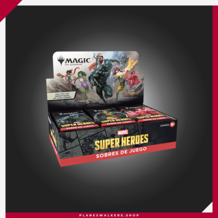 Caja de sobres de juego de Magic: The Gathering | Marvel Super Heroes | ES