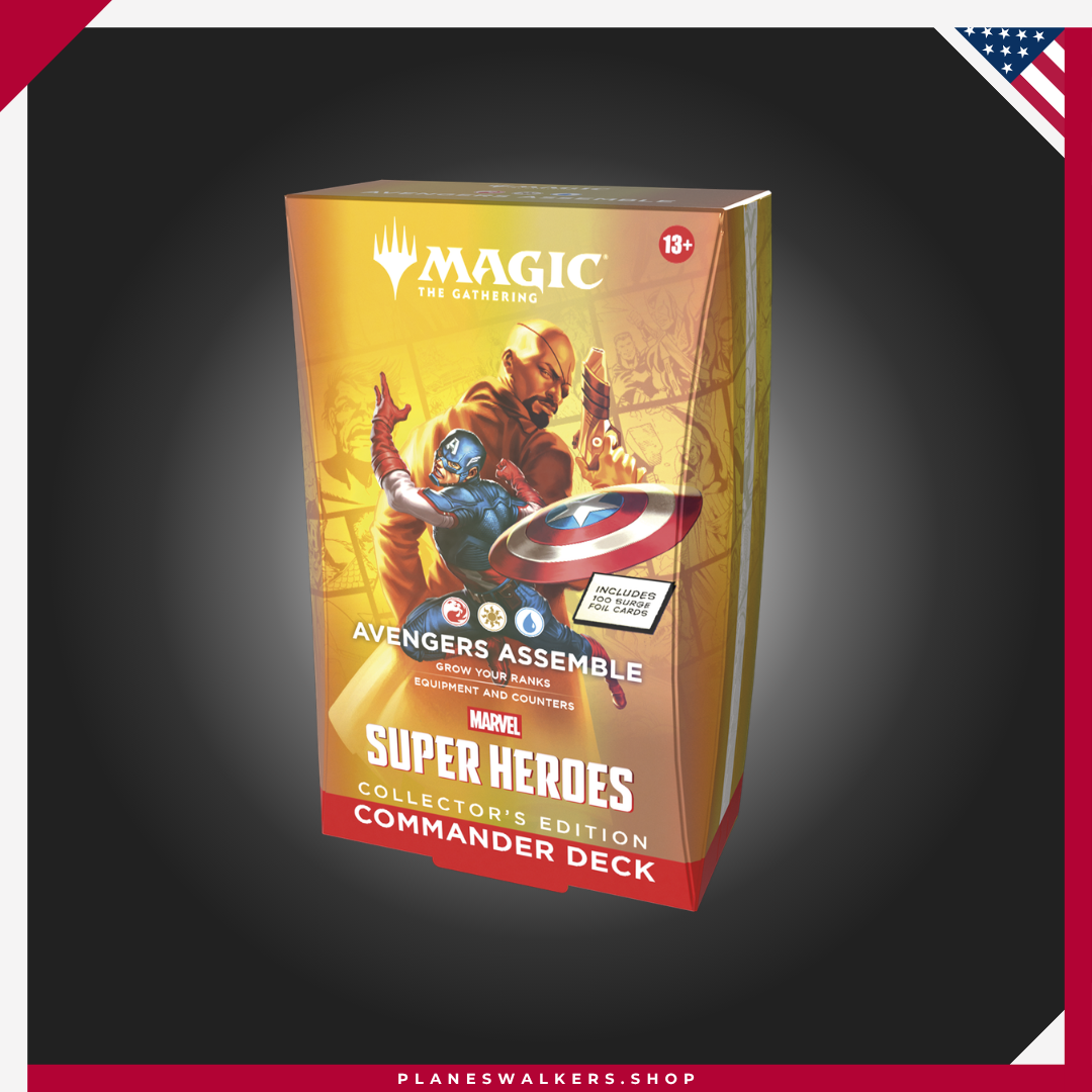 67 Commander deck collector edition - Magic: The Gathering - Marvel Super Heroes: Avengers Assemble - Imagen 1