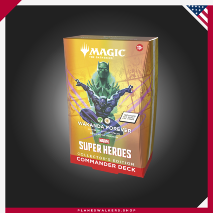 Mazos de Commander de edición de coleccionista de Magic: The Gathering | Marvel Super Heroes | Wakanda Forever