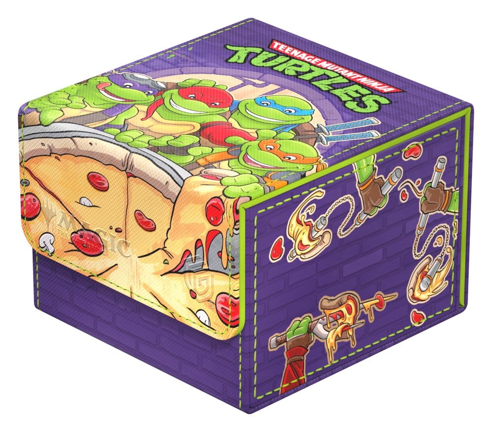 sdpizza01 Ultimate Guard Sidewinder 133+ Xenoskin Magic: The Gathering | Teenage Mutant Ninja Turtles - Pizza Box - Imagen 1