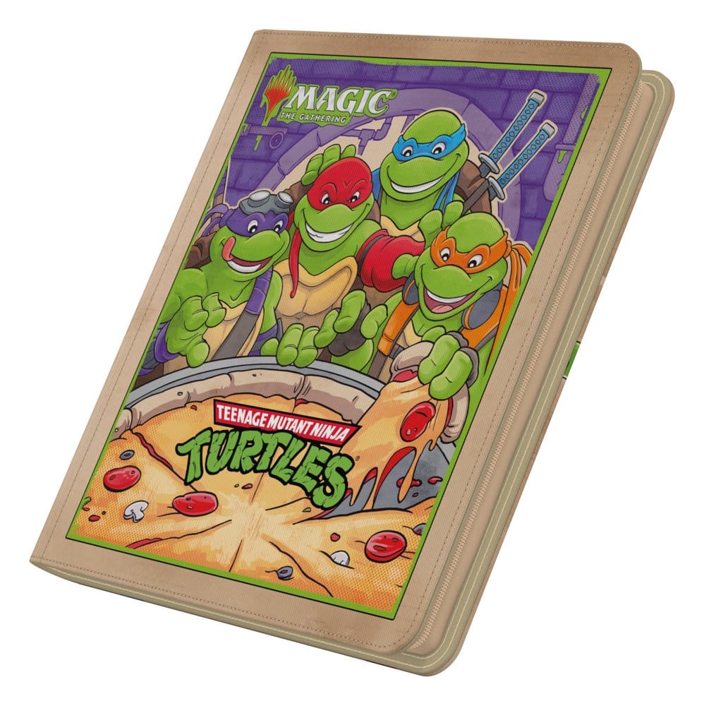 zirtt01 Ultimate Guard Zipfolio 480 Xenoskin Magic: The Gathering | Teenage Mutant Ninja Turtles - Pizza Box - Imagen 1