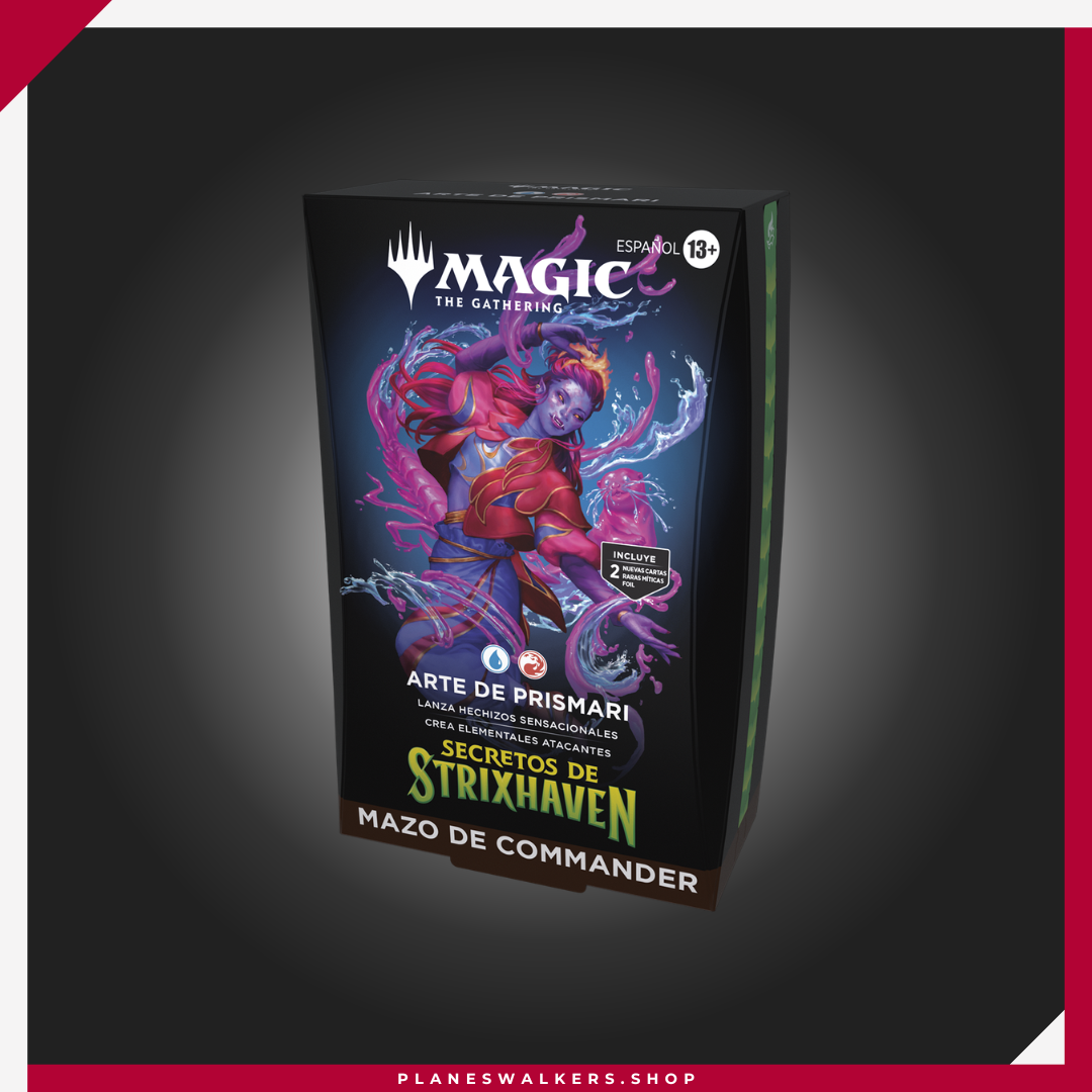 11 Magic the Gathering Secrets of Strixhaven Commander Deck Prismari Artistry ES - Imagen 1