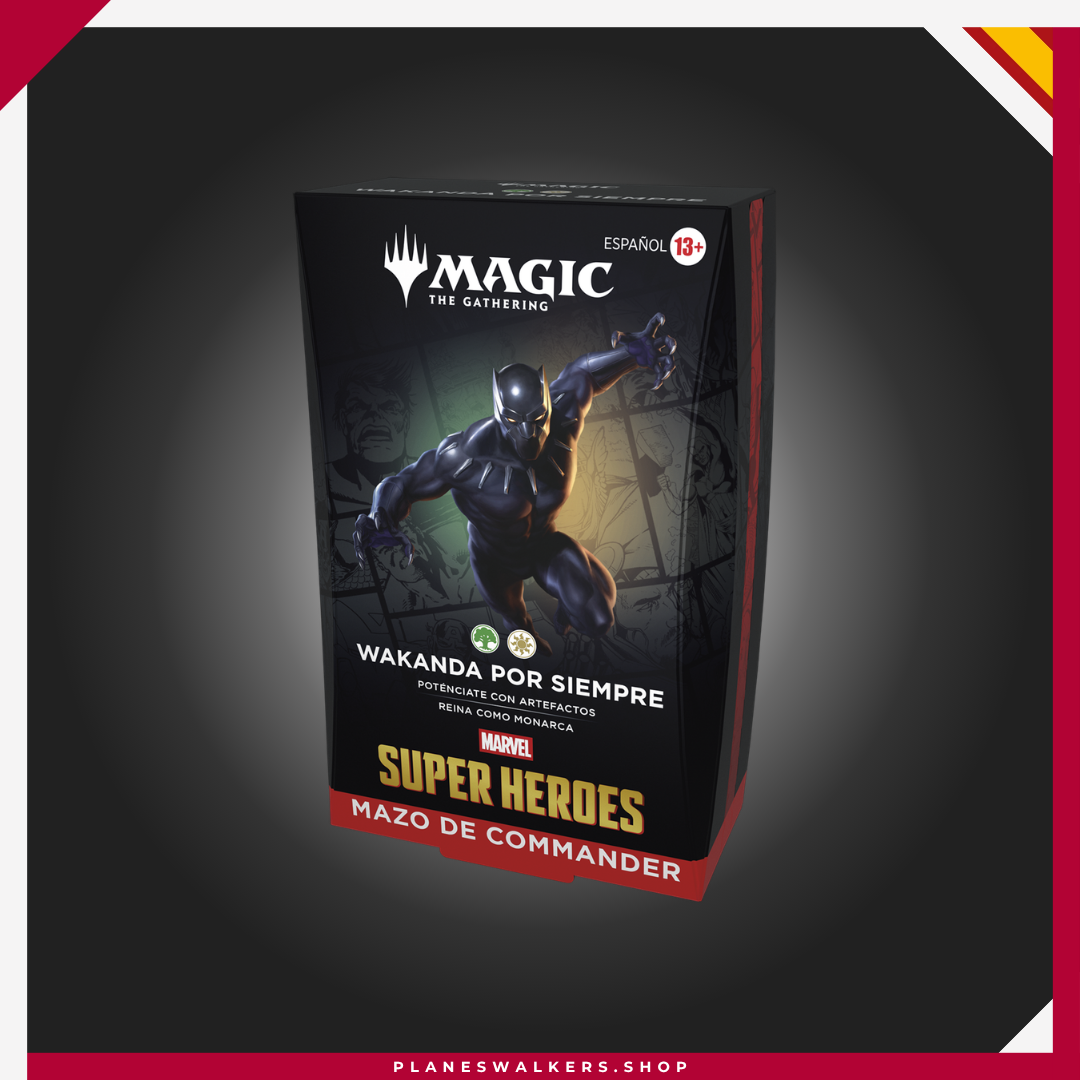 26 Mazo de Commander - Magic: The Gathering - Marvel Super Heroes: Wakanda por siempre - Imagen 1