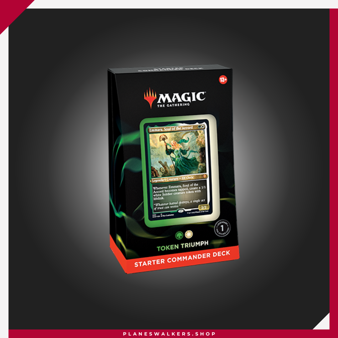3 Starter Commander Deck - TOKEN TRIUMPH - Imagen 1