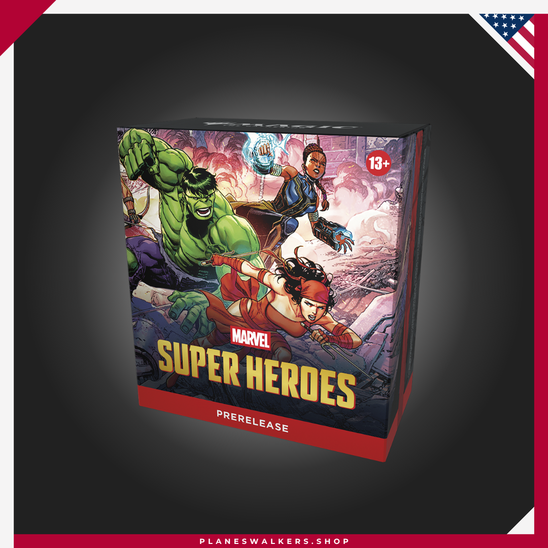 50 Prerelease pack - Magic: The Gathering - Marvel Super Heroes - ENG - Imagen 1