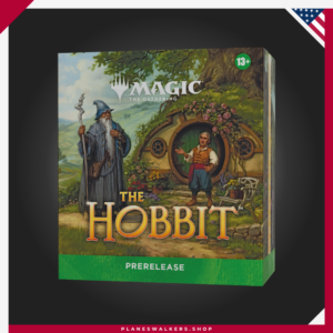Empieza tu aventura en la Tierra Media con el Prerelease Pack MTG – El Hobbit™. Incluye 6 Play Boosters, 1 carta rara o rara mítica foil tradicional y 1 contador de vidas Spindown, ideal para construir mazos y disfrutar de Magic: The Gathering desde el primer momento.