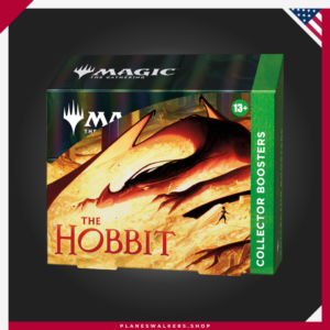 Amplía tu colección con la Collector Booster Box MTG – El Hobbit™, una edición premium para descubrir cartas foil, tratamientos exclusivos, cartas raras o míticas y contenido especial inspirado en la Tierra Media. Incluye 12 Collector Boosters y 1 carta especial de la Tierra Media.