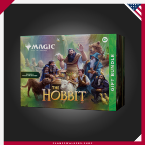 Sorprende a cualquier fan de Magic: The Gathering y la Tierra Media con el Bundle Gift MTG – El Hobbit™. Incluye Sobres de Juego, Sobre de Coleccionista, carta promocional foil con arte alternativo, tierras con arte completo y un contador de vidas Spindown exclusivo para una experiencia premium de juego y coleccionismo.