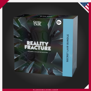 Descubre una experiencia completa de Magic: The Gathering – Realidad Fracturada con el Bundle MTG. Incluye Sobres de Juego, Sobres de Coleccionista, cartas raras míticas con tratamiento Secret Lair, tierras foil sin borde y un contador de vidas Spindown exclusivo para explorar el misterioso Ecoverso de Jace.