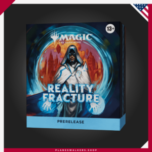 Sé de los primeros en descubrir Magic: The Gathering – Reality Fracture con el Prerelease Pack MTG. Incluye 6 Play Boosters, una carta foil rara o mítica y un Spindown Life Counter, todo lo necesario para construir tu mazo y comenzar a explorar el misterioso Ecoverso de Jace desde el primer día.