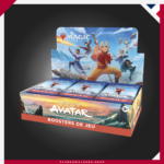 El Display de Sobres de Juego de Magic: The Gathering | Avatar: La Leyenda de Aang contiene 30 Play Boosters llenos de cartas inspiradas en el universo de Avatar. Ideal para Draft, Sellado y ampliar tu colección con cartas foil, raras y tratamientos especiales.