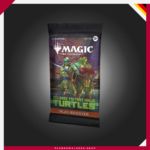 El Magic: The Gathering X Teenage Mutant Ninja Turtles Play Booster es el sobre ideal para jugar, coleccionar y ampliar tu colección de MTG. Descubre cartas inspiradas en las Tortugas Ninja, cartas foil y emocionantes posibilidades para Draft, Mazo Cerrado y Commander.