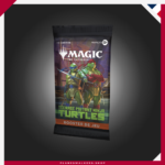 El Magic: The Gathering X Teenage Mutant Ninja Turtles Play Booster es el sobre ideal para jugar, coleccionar y ampliar tu colección de MTG. Descubre cartas inspiradas en las Tortugas Ninja, cartas foil y emocionantes posibilidades para Draft, Mazo Cerrado y Commander.