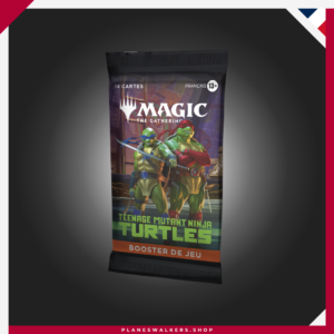 El Magic: The Gathering X Teenage Mutant Ninja Turtles Play Booster es el sobre ideal para jugar, coleccionar y ampliar tu colección de MTG. Descubre cartas inspiradas en las Tortugas Ninja, cartas foil y emocionantes posibilidades para Draft, Mazo Cerrado y Commander.