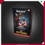 Compra el Mazo de Commander MTG Marvel Super Heroes – ¡Vengadores, Reuníos! Incluye un mazo listo para jugar de 100 cartas, cartas exclusivas de Magic y todo lo necesario para disfrutar del formato Commander.