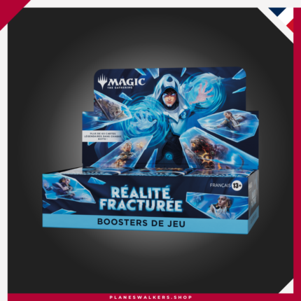 Play Booster Boc MTG - Reality Fracture: 30 sobres con cartas legendarias y alternativas del Ecoverso, perfectos para drafts, coleccionar y jugar.