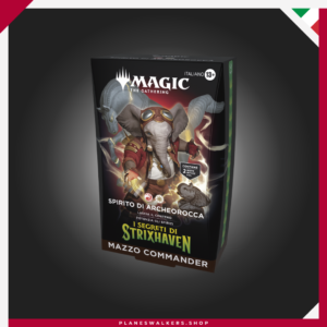 El Commander Deck Magic: The Gathering Secretos de Strixhaven Lorehold Spirit incluye un mazo Commander MTG de 100 cartas listo para jugar, con estrategia rojo-blanca basada en espíritus, historia y recuperación del cementerio. Perfecto para jugadores y coleccionistas de Magic.