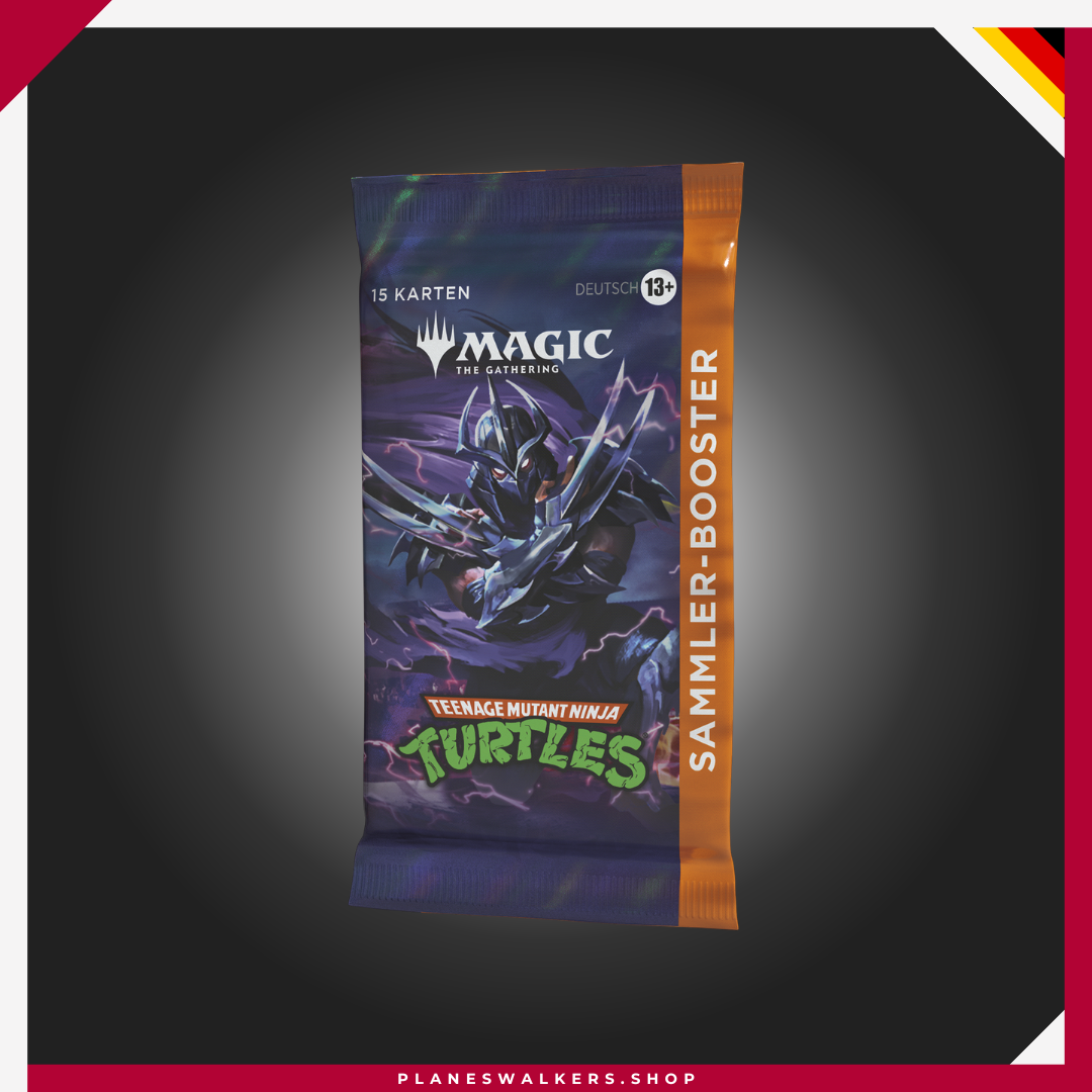 El Magic: The Gathering X Teenage Mutant Ninja Turtles Collector Booster ofrece una experiencia premium con cartas foil, tratamientos exclusivos y versiones especiales de Universes Beyond. Ideal para coleccionistas y jugadores de MTG que buscan las cartas más exclusivas de las Tortugas Ninja. El Magic: The Gathering X Teenage Mutant Ninja Turtles Collector Booster ofrece una experiencia premium con cartas foil, tratamientos exclusivos y versiones especiales de Universes Beyond. Ideal para coleccionistas y jugadores de MTG que buscan las cartas más exclusivas de las Tortugas Ninja.