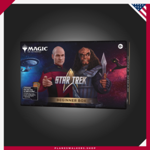 Caja de Principiante MTG - Star Trek™ | Magic: The Gathering es la forma perfecta de aprender a jugar a Magic con mazos temáticos, guías, tapetes y accesorios incluidos. Vive tu primera misión en la última frontera junto a Star Trek™.