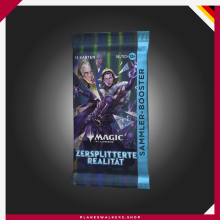 Cruza al Ecoverso de Jace con el Sobre de Coleccionista MTG – Realidad Fracturada y descubre una experiencia premium de Magic: The Gathering. Cada sobre incluye 15 cartas, con posibilidades de obtener cartas raras o míticas, acabados foil tradicionales, tierras básicas sin borde y tratamientos exclusivos para coleccionistas.