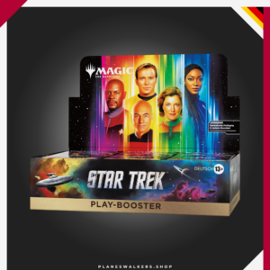 Consigue la Caja de Sobres de Juego MTG Star Trek y disfruta de 30 sobres de juego de Magic: The Gathering | Star Trek. Perfecta para jugar en formatos Limitado, organizar drafts, ampliar tu colección o descubrir las cartas inspiradas en más de 60 años de historia de Star Trek.
