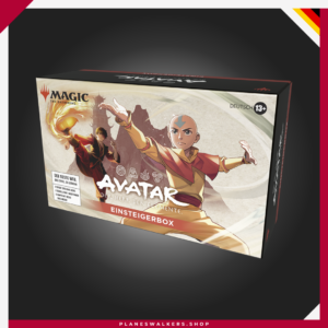 La Caja para Principiantes de Magic: The Gathering | Avatar: La Leyenda de Aang es el producto ideal para aprender a jugar a Magic. Incluye mazos listos para jugar, guías de aprendizaje, cartas temáticas de Avatar y todo lo necesario para que dos jugadores comiencen su aventura en el multiverso de Magic.