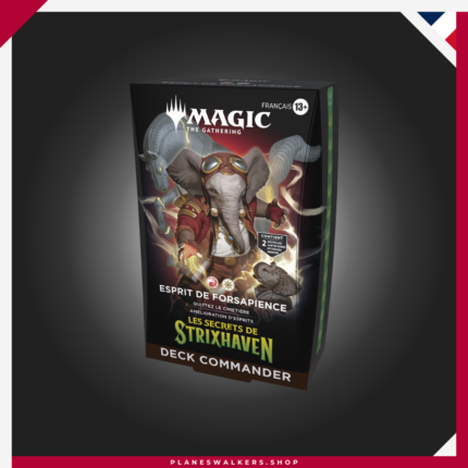 El Commander Deck Magic: The Gathering Secretos de Strixhaven Lorehold Spirit incluye un mazo Commander MTG de 100 cartas listo para jugar, con estrategia rojo-blanca basada en espíritus, historia y recuperación del cementerio. Perfecto para jugadores y coleccionistas de Magic.