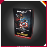 Compra el Mazo de Commander MTG Marvel Super Heroes – ¡Vengadores, Reuníos! Incluye un mazo listo para jugar de 100 cartas, cartas exclusivas de Magic y todo lo necesario para disfrutar del formato Commander.