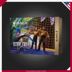 Bundle MTG - Star Trek™ | Magic: The Gathering incluye sobres de juego, tierras foil, carta promocional exclusiva y accesorios para ampliar tu colección y vivir nuevas aventuras interestelares en la última frontera.
