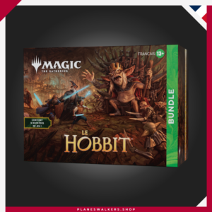 Disfruta de una experiencia completa con el Bundle MTG – El Hobbit™, una edición ideal para jugadores y coleccionistas. Incluye 9 Play Boosters, carta promocional foil con arte alternativo, tierras con arte completo, contador de vidas Spindown exclusivo y accesorios para ampliar tu colección de Magic: The Gathering.